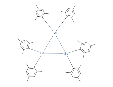 Molecular Structure of 107824-84-0 (hexamesitylcyclotrigermane)