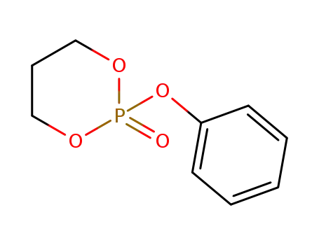 Molecular Structure of 711-07-9 (1,3,2-Dioxaphosphorinane, 2-phenoxy-, 2-oxide)