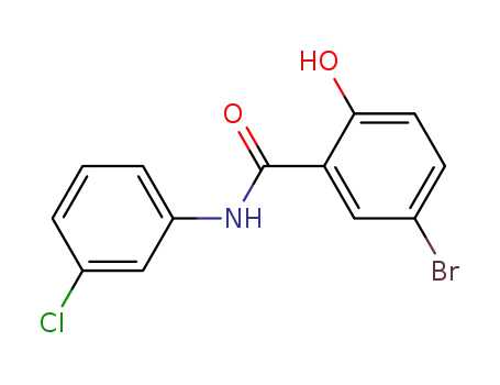 Benzamide, 5-bromo-N-(3-chlorophenyl)-2-hydroxy-