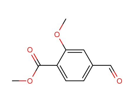 Molecular Structure of 55204-14-3 (methyl 4-formyl-2-methoxybenzoate)