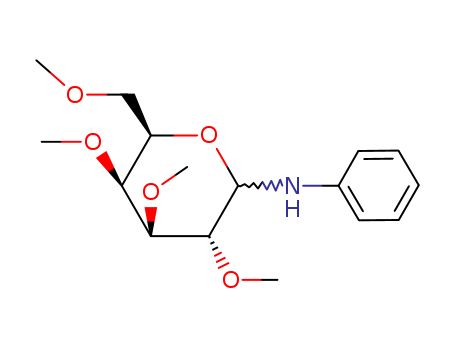 3,4,5-trimethoxy-6-(methoxymethyl)-N-phenyl-oxan-2-amine cas  54083-21-5