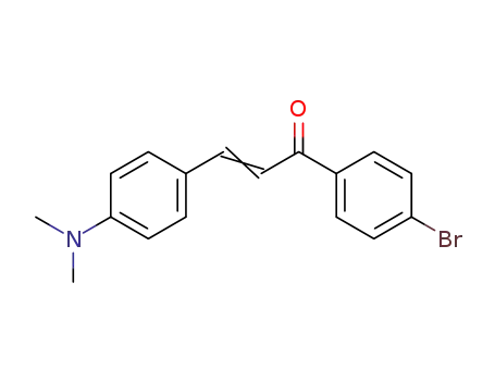 Molecular Structure of 19226-92-7 (2-Propen-1-one, 1-(4-bromophenyl)-3-[4-(dimethylamino)phenyl]-)