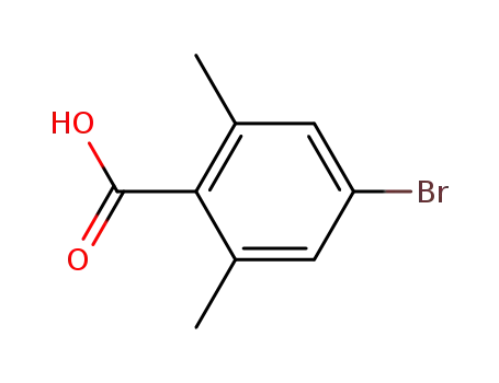 Molecular Structure of 74346-19-3 (4-bromo-2,6-dimethylbenzoic acid)
