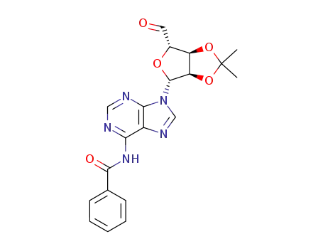 6-N-benzoyl-2',3'-O-isopropylideneadenosine-5'-aldehyde