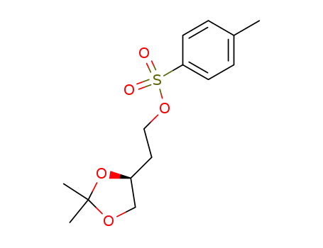 Molecular Structure of 94992-56-0 (1,3-Dioxolane-4-ethanol, 2,2-dimethyl-, 4-methylbenzenesulfonate, (S)-)