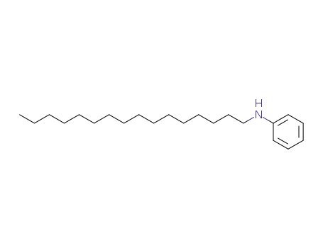 Molecular Structure of 4439-42-3 (Benzenamine, N-hexadecyl-)