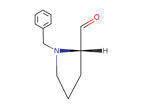 2-Pyrrolidinecarboxaldehyde, 1-(phenylmethyl)-, (2S)-