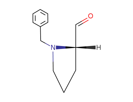 Molecular Structure of 176240-12-3 ((S)-1-Benzyl-pyrrolidine-2-carbaldehyde)