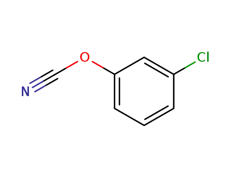 Molecular Structure of 1124-37-4 (Cyanic acid, 3-chlorophenyl ester)