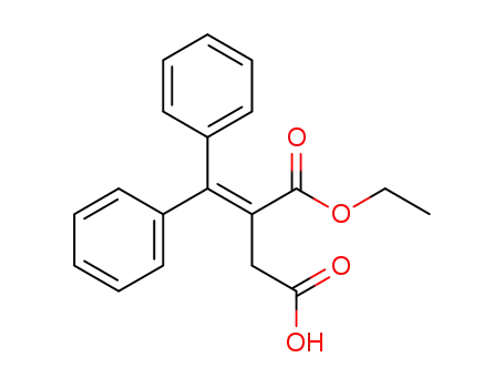 Molecular Structure of 5438-22-2 (3-(ETHOXYCARBONYL)-4,4-DIPHENYL-3-BUTENOIC ACID)