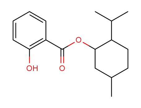 Benzoic acid,2-hydroxy-, (1R,2S,5R)-5-methyl-2-(1-methylethyl)cyclohexyl ester, rel-