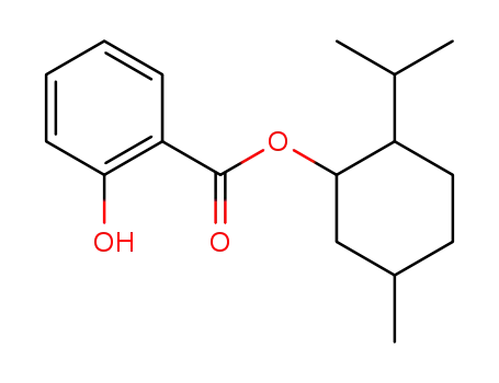 Molecular Structure of 89-46-3 (MENTHYL SALICYLATE)