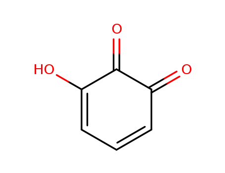 Molecular Structure of 15258-70-5 (3,5-Cyclohexadiene-1,2-dione, 3-hydroxy-)
