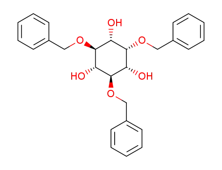 Molecular Structure of 114828-08-9 ((1R,2S,3r,4R,5S,6s)-2,4,6-tris(benzyloxy)cyclohexane-1,3,5-triol)