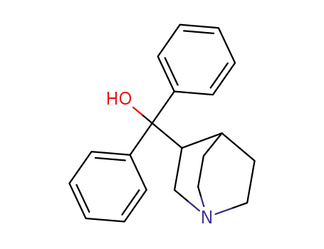 Molecular Structure of 10447-39-9 ((3-QUINUCLIDINYL)DIPHENYL CARBINOL HYDROCHLORIDE)