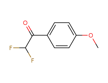 Molecular Structure of 114829-07-1 (Ethanone, 2,2-difluoro-1-(4-methoxyphenyl)- (9CI))