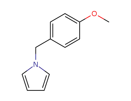 Molecular Structure of 23694-49-7 (1H-Pyrrole, 1-[(4-methoxyphenyl)methyl]-)