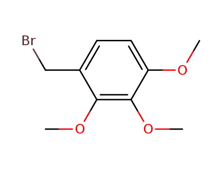 Molecular Structure of 80054-01-9 (1-(bromomethyl)-2,3,4-trimethoxybenzene)