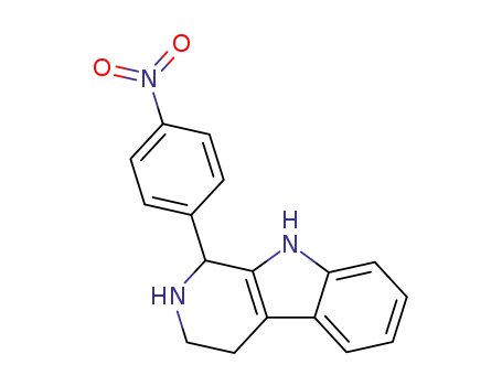 Molecular Structure of 139655-04-2 (1-(4-NITRO-PHENYL)-2,3,4,9-TETRAHYDRO-1H-BETA-CARBOLINE)