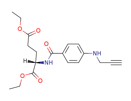 L-Glutamic acid, N-[4-(2-propynylamino)benzoyl]-, diethyl ester
