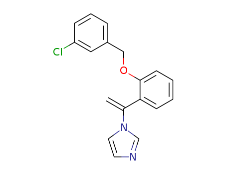 1H-Imidazole,1-[1-[2-[(3-chlorophenyl)methoxy]phenyl]ethenyl]-