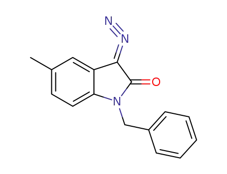 Molecular Structure of 1446104-61-5 (1-benzyl-3-diazo-5-methyl-2-oxoindole)