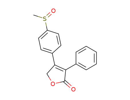 4-(4-(methylsulfinyl)phenyl)-3-phenylfuran-2(5H)-one