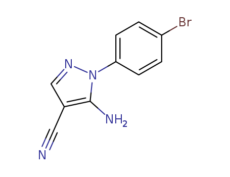 5-Amino-1-(4-bromophenyl)-1H-pyrazole-4-carbonitrile cas  5334-28-1