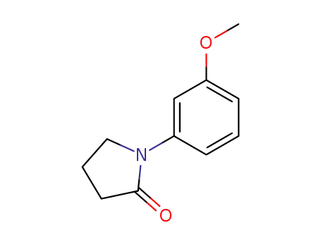 Molecular Structure of 30425-46-8 (1-(3-methoxyphenyl)pyrrolidin-2-one)