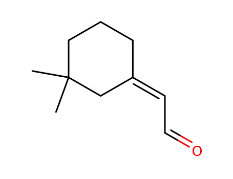 Molecular Structure of 26532-24-1 (3,3-DIMETHYLCYCLOHEXYLIDENEACETALDEHYDE)