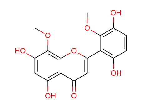 Molecular Structure of 92519-91-0 (ganhuangenin)