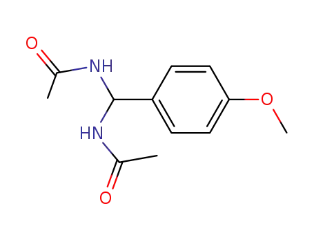 N-[(acetylamino)(4-methoxyphenyl)methyl]acetamide