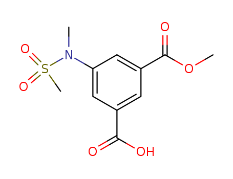 695215-94-2 1,3-Benzenedicarboxylic acid, 5-[methyl(methylsulfonyl)amino]-, monomethyl ester