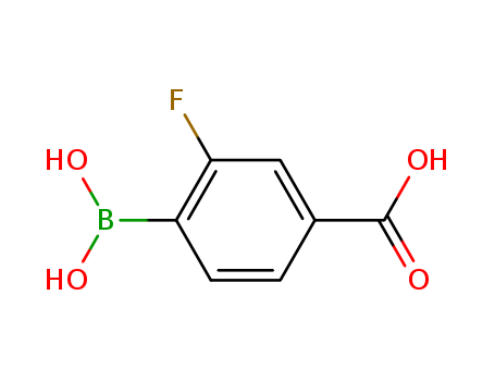 4-Carboxy-2-fluorophenylboronic acid