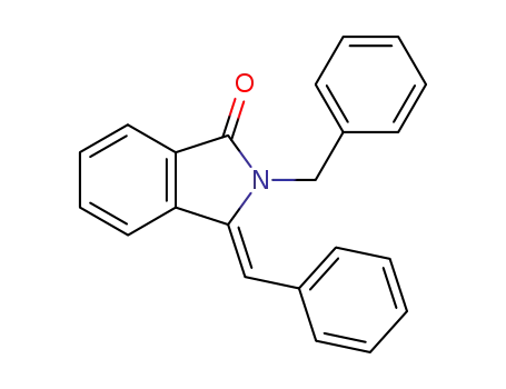 Molecular Structure of 19793-96-5 ((Z)-2-benzyl-3-benzylidene-2,3-dihydro-1H-isoindolin-1-one)