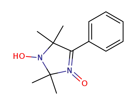 Molecular Structure of 18796-01-5 (1-HYDROXY-2,2,5,5-TETRAMETHYL-4-PHENYL-3-IMIDAZOLINE-3-OXIDE)