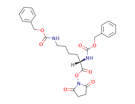 (2,5-dioxopyrrolidin-1-yl) 2,6-bis(phenylmethoxycarbonylamino)hexanoate cas  21160-83-8
