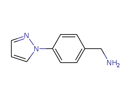 (4-(1H-Pyrazol-1-yl)phenyl)methanamine cas no. 368870-03-5 98%