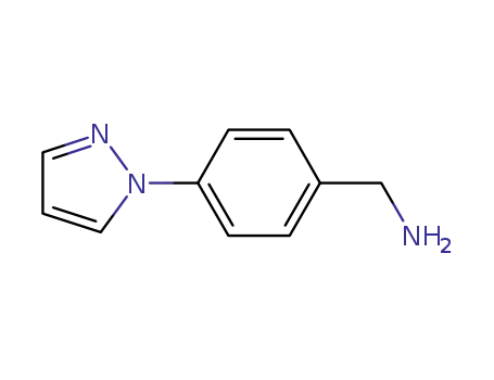 Molecular Structure of 368870-03-5 (4-(1H-PYRAZOL-1-YL)BENZYLAMINE)