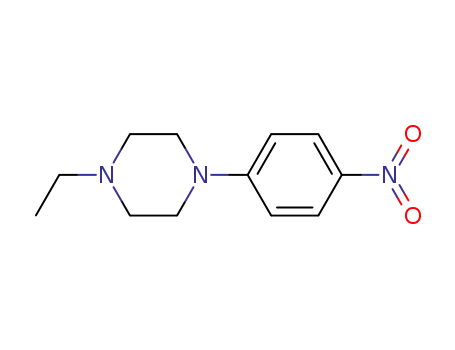 Molecular Structure of 115619-00-6 (1-ETHYL-4-(4-NITROPHENYL)PIPERAZINE)