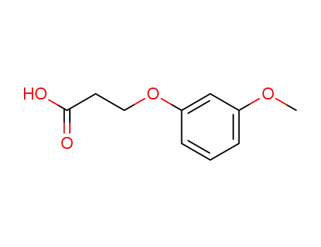 Molecular Structure of 49855-03-0 (3-(3-METHOXYPHENOXY)PROPIONIC ACID)