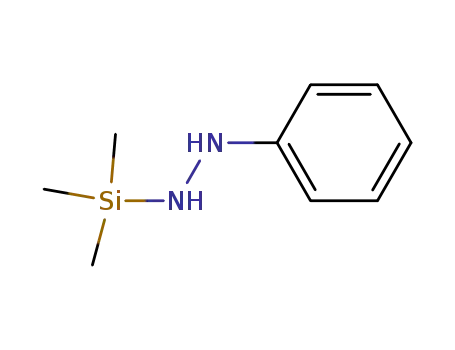 Molecular Structure of 13271-92-6 (Hydrazine, 1-phenyl-2-(trimethylsilyl)-)