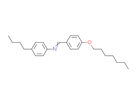 Molecular Structure of 29743-12-2 (P-HEPTYLOXYBENZYLIDENE P-BUTYLANILINE)