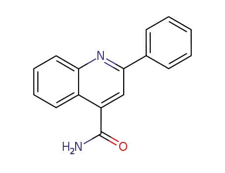 Molecular Structure of 29197-45-3 (2-phenylquinoline-4-carboxamide)