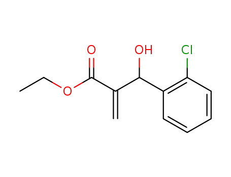Molecular Structure of 88039-46-7 (Benzenepropanoic acid, 2-chloro-b-hydroxy-a-methylene-, ethyl ester)