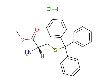 Molecular Structure of 62675-68-7 (methyl S-tritylcysteinate)