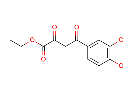 Molecular Structure of 70909-46-5 (ethyl 4-(3,4-dimethoxyphenyl)-2,4-dioxobutanoate)