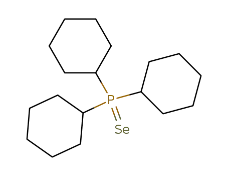 Molecular Structure of 52784-98-2 (Phosphine selenide, tricyclohexyl-)