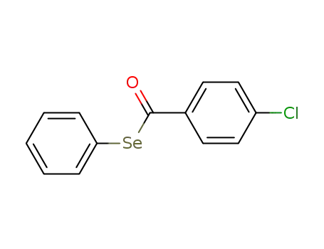 Molecular Structure of 38447-69-7 (4-chlorobenzenecarboselenoic acid Se-phenyl ester)
