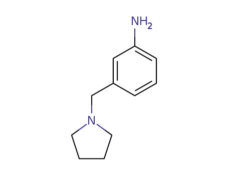 Molecular Structure of 183365-31-3 (3-(PYRROLIDIN-1-YLMETHYL)ANILINE)